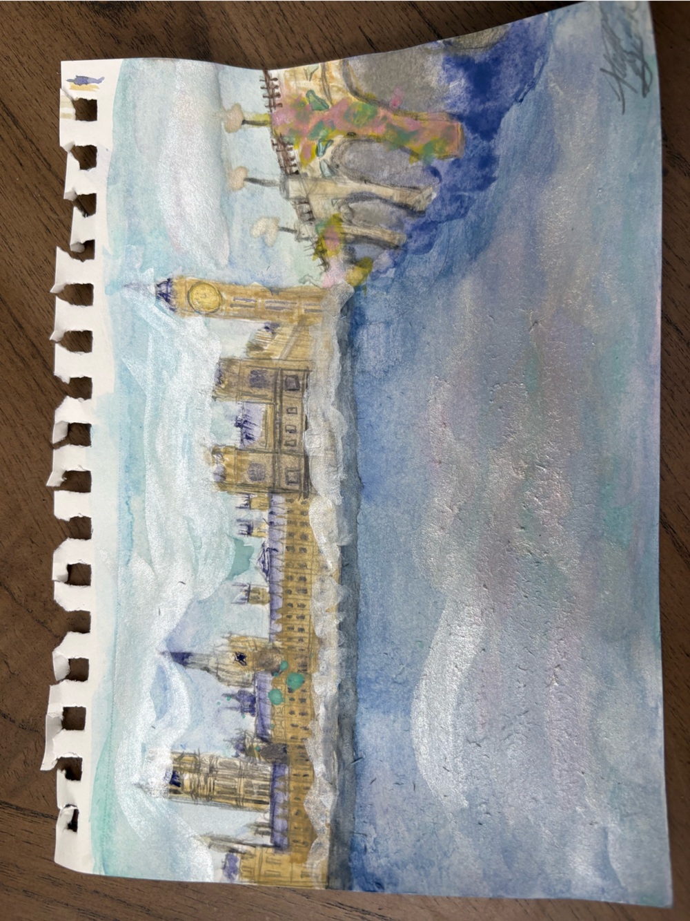 ONLY Original -> London Watercolor sketch